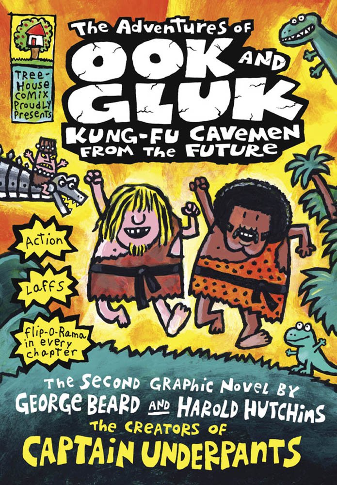 The Adventures of Ook and Gluk: Kung Fu Cavemen from the Future (Captain Underpants) cover image