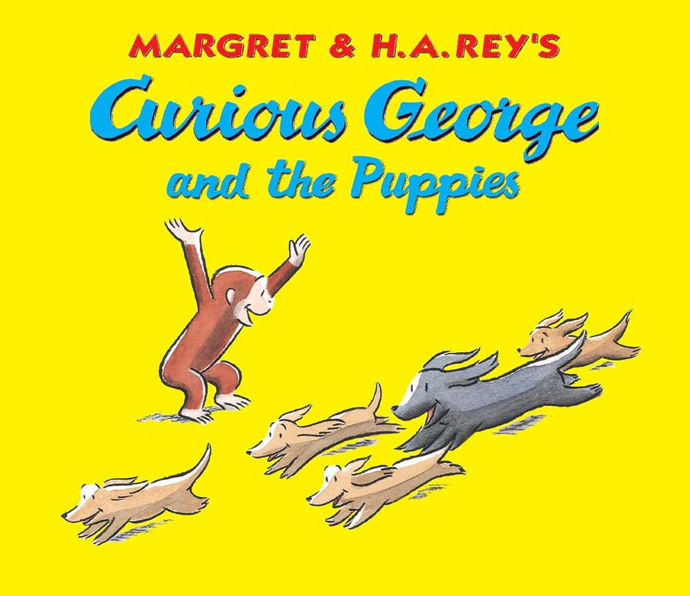 Curious George and the Puppies Lap Edition cover image
