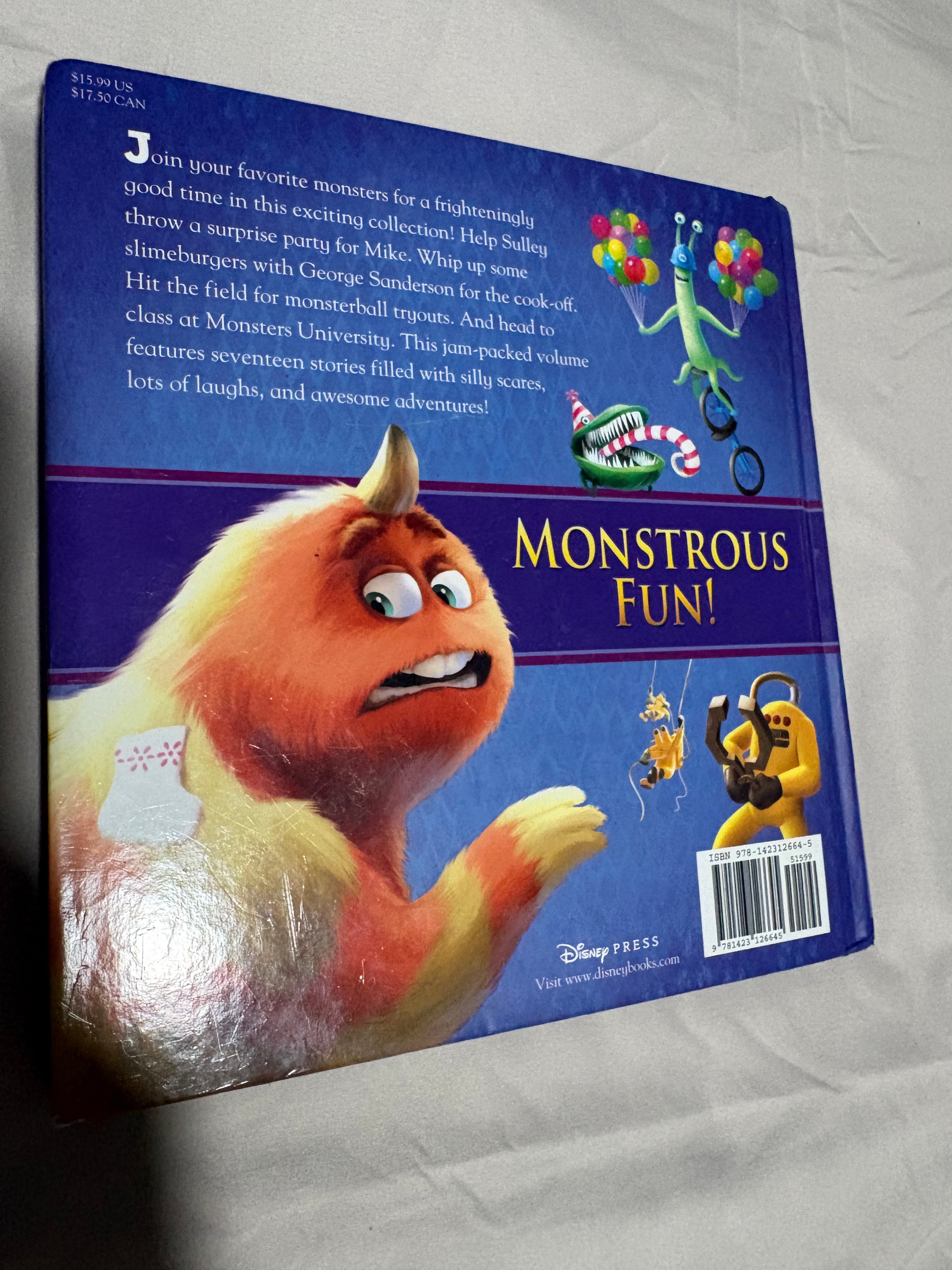 DISNEY PIXAR MONSTERS,INC STORYBOOK COLLECTION