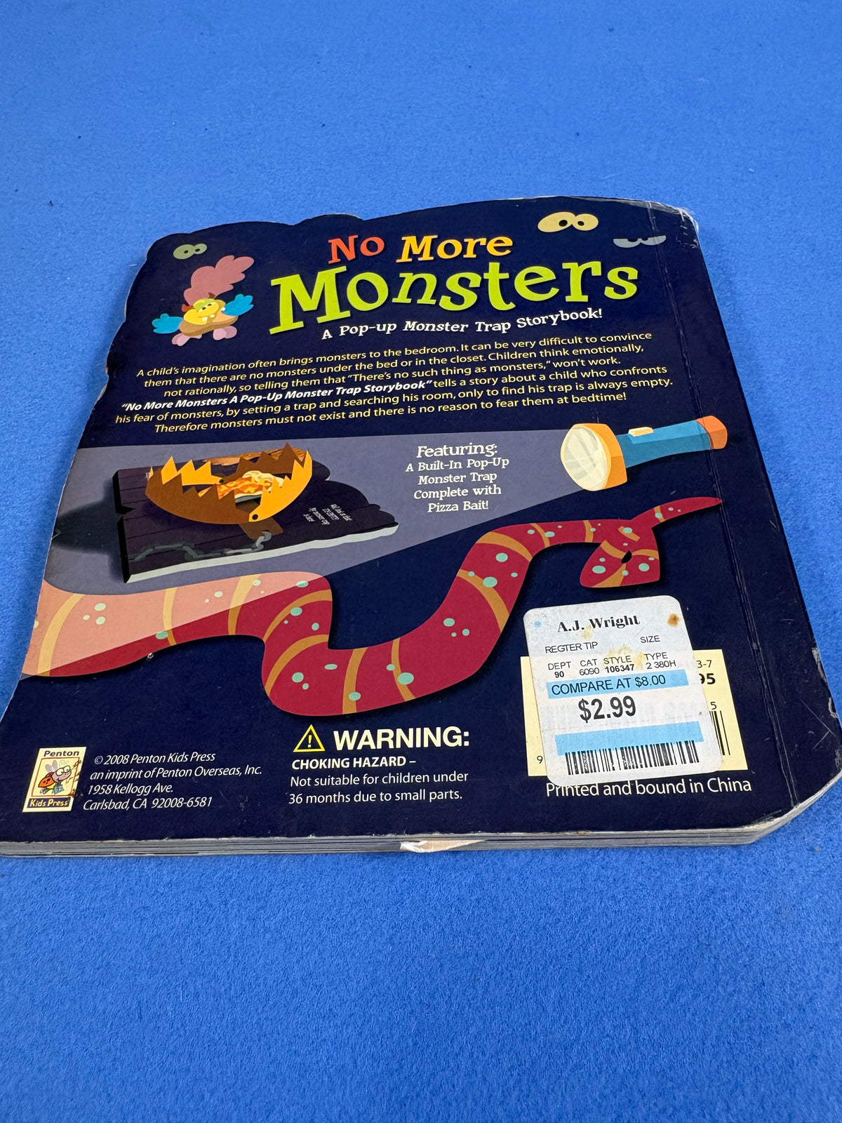 No More Monsters: A Pop-Up Monster Trap Storybook