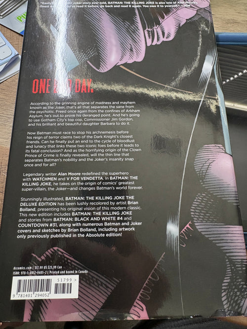 Batman the Killing Joke: The Deluxe Edition