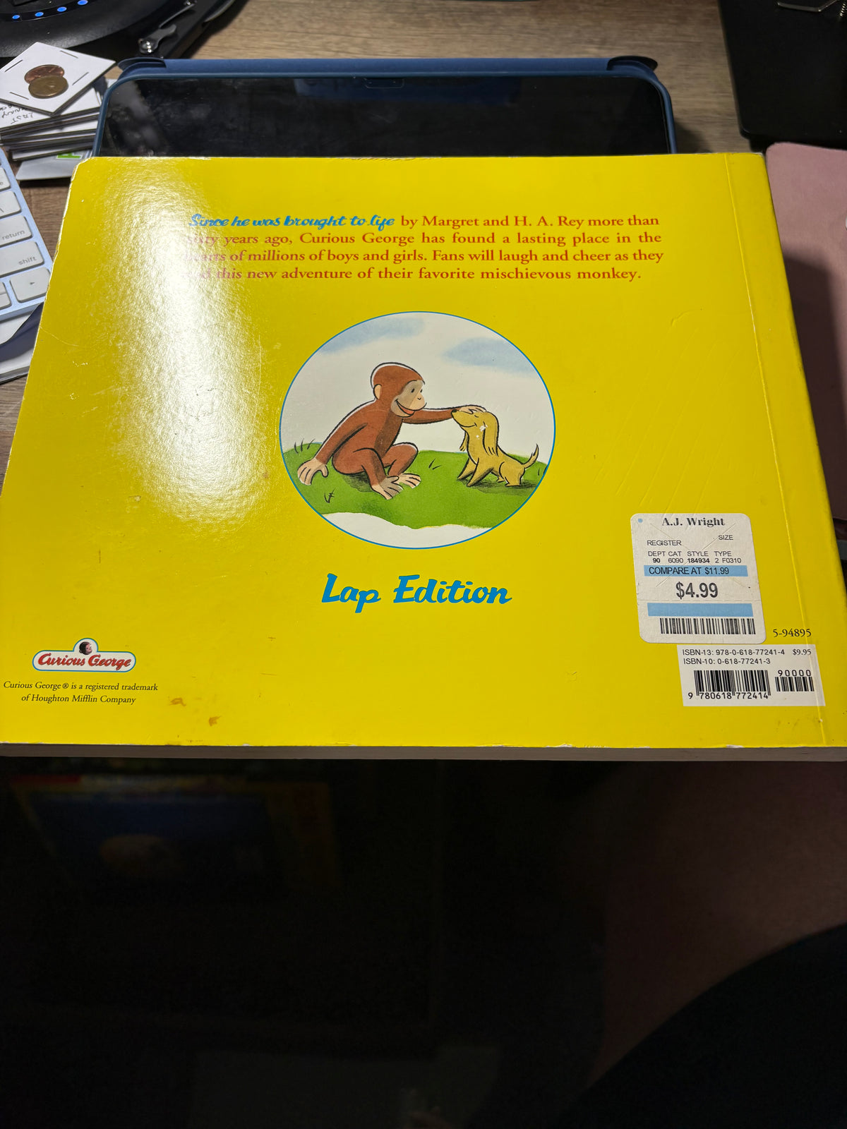 Curious George and the Puppies Lap Edition